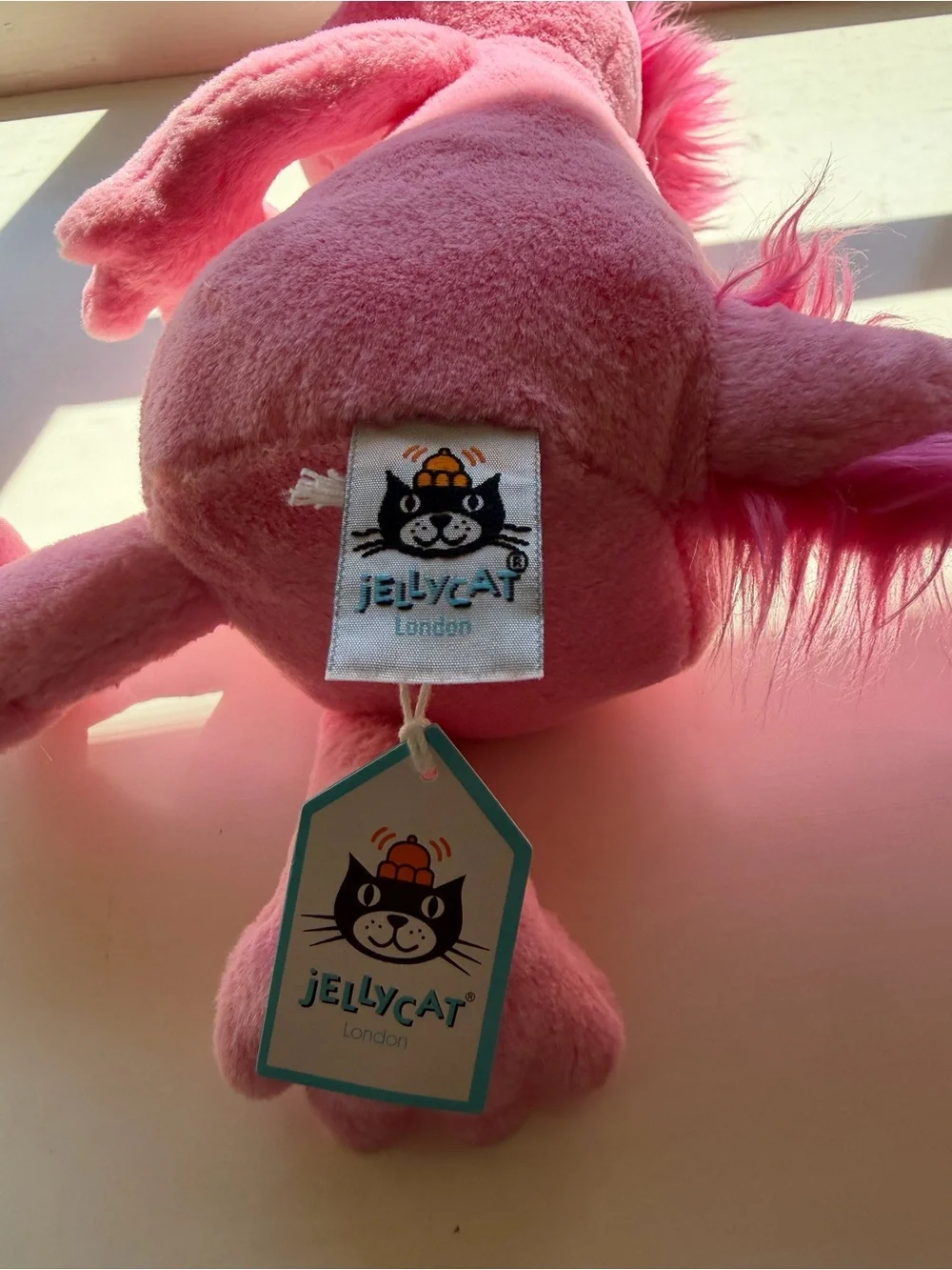 Jellycat retired NWT Plush Alice Axolotl Pet Toy - Soft Cuddly Small Pet Plush